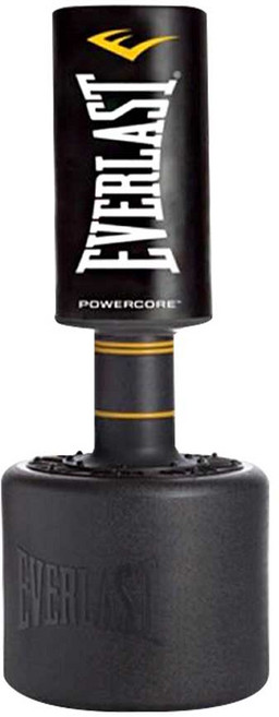 에버라스트 파워 코어 프리스텐딩 헤비백 가정용 복싱 샌드백, 블랙