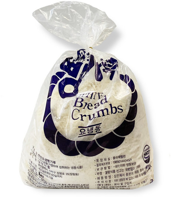 가람 튀김용 무건조 생빵가루 습식 빵가루 2kg, 1개