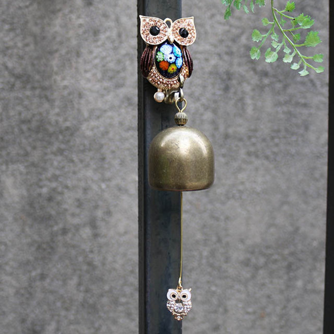 집들이야 여왕 큐빅부엉이 풍경종, BEL26_여왕큐빅