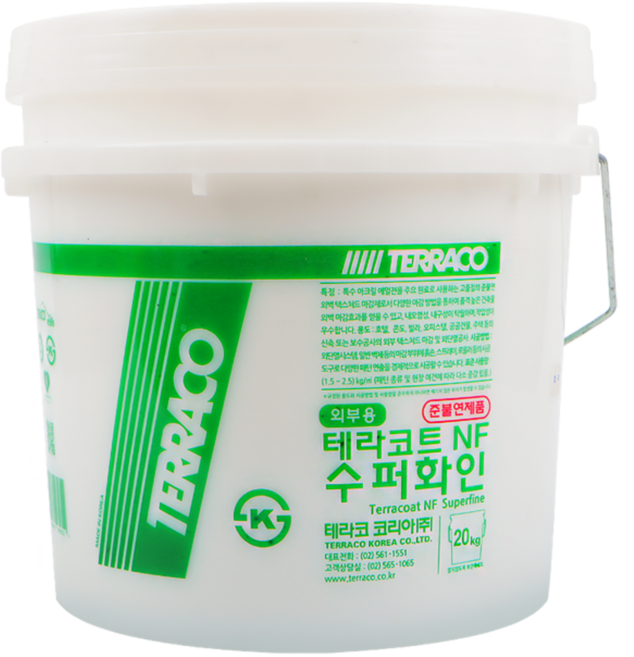 테라코 테라코트 NF 수퍼화인 외부용 20kg, TK-520 벽돌색, 1개