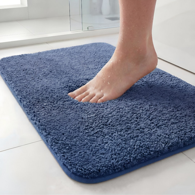 제이에스맘 욕실 화장실 호텔 빨아쓰는 먼지 없는 주방 발매트, 코스탈블루