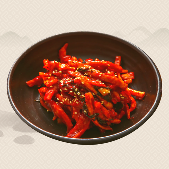 [밥상김치] 국산무 실속 무말랭이 무침, 4kg, 4개