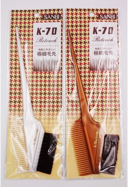 SANBI K-70 日本染髮梳 柔軟染刷, 1個, 金色