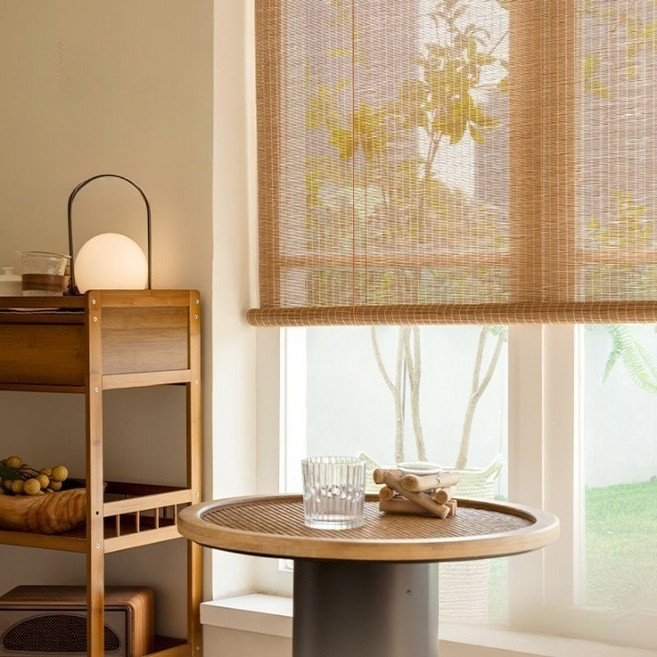 HGG 대나무발 블라인드 문발 나무커튼 현관발 햇빛가리개 창문가리개 가림막 120X150cm