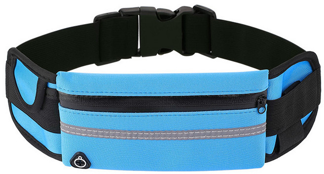 소요상점 스포츠 경량 러닝 벨트, 블루, 1개