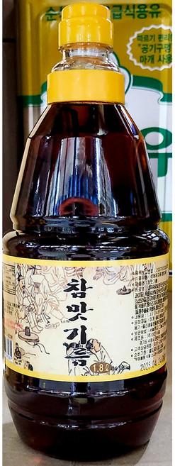 맛기름(이조식품 1.8L) X12 업소용 향미유 참맛기름, 12개, 1.8L X12, 1.8L