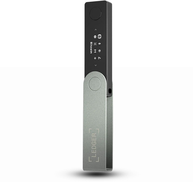 한국 현물 Ledger Nano X Crypto Hardware Wallet Bluetooth 렛저 나노 x 암호화폐콜드월렛 비트코인 하드웨어 지갑 새상품 밀봉 정품, 1개