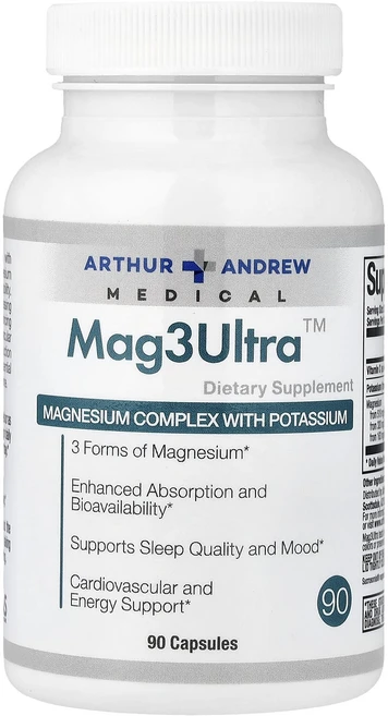 몸관리하세요 겨울입니다 Arthur Andrew Medical Mag3Ultra™ 캡슐 90정 특별관리진행, ArthurAndrewMedicalMag3Ultra캡슐, 1 - 쿠팡