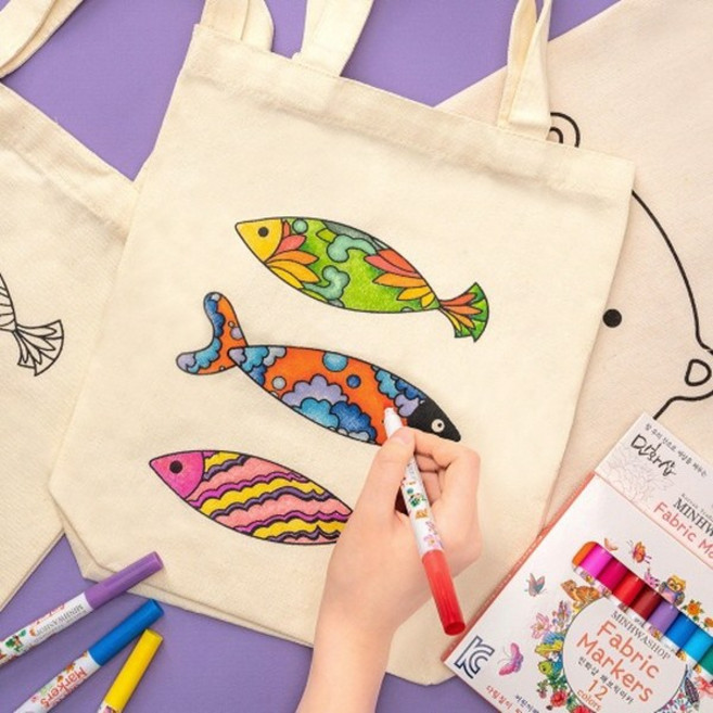 민화샵 에코백만들기 민화전통 신발주머니, 부엉이