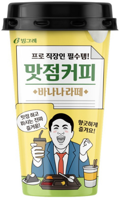박대리의 맛점커피 바나나라떼, 10개, 300ml