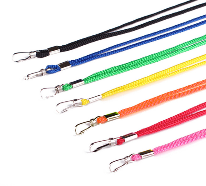 하나제이 3mm 한쪽고리줄 명찰목걸이줄 제이명찰, 100개, 블루