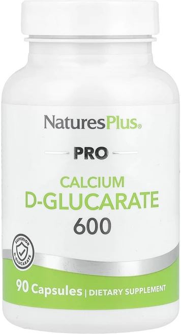 NaturesPlus 프로 칼슘 D-글루카레이트 600 600mg 캡슐 90정, NaturesPlus프로칼슘D글루카레이트600600mg, 1개 - 쿠팡