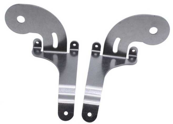 M63K-2Piece 스포트라이트 브래킷 액세서리 미니 원 디 쿠퍼 S 2001-2006 호환 자동차 안개등 교체 부품