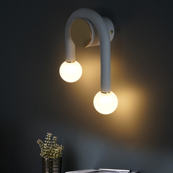 LED 벽등 실내 벽조명 안방 벽부등 COB 8W 플리커프리, LED COB 벽등 8W 노란빛(3000K)