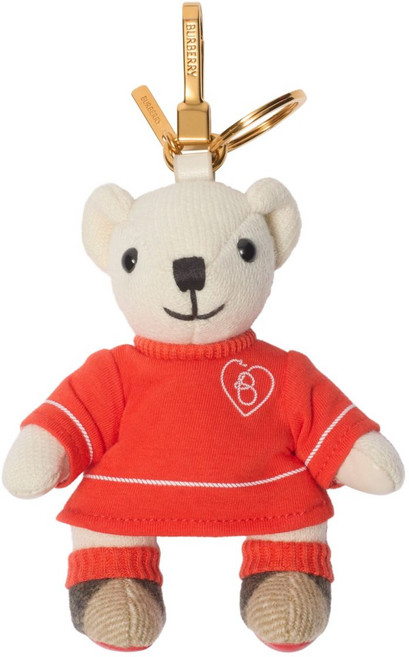 버버리 베어 자수 키체인