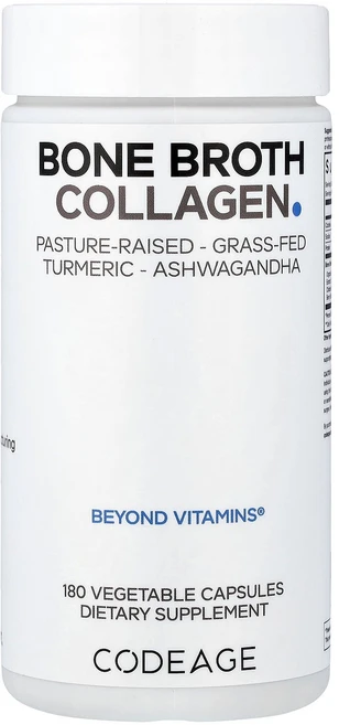 Codeage 뼈 육수 콜라겐 베지 캡슐 180정, 1개 - 쿠팡