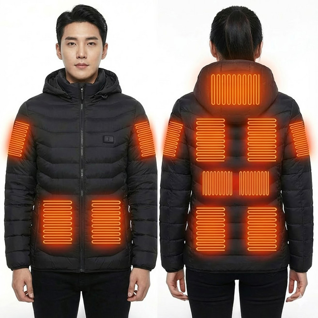 불사조 USB 발열 패딩 점퍼 여성 남성 경량패딩 자켓