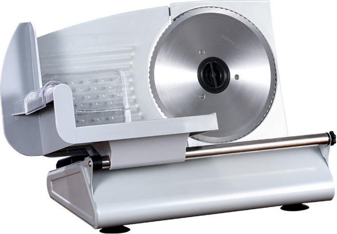 Aiiyya 전자동 육절기 만능 전동 탁상용 고기 절단기 냉동 대패삼겹살 절편기 업소용 가정용 슬라이서 샤브샤브 써는 커터기 컷팅기 220W 고출력, 1개, 화이트