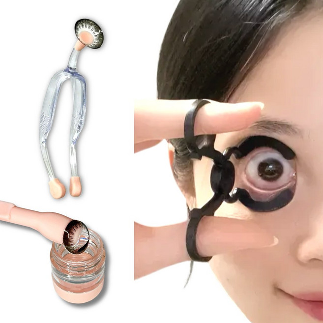 미레토 눈번쩍 렌즈 끼는 도구 아이오프너, 1세트, 블랙