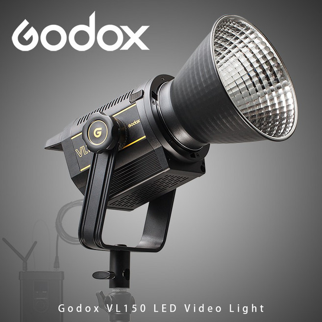Godox VL150 150W 白光交直流LED攝影燈 公司貨 專業攝影補光 色彩真實還原 輕巧便攜, 1個
