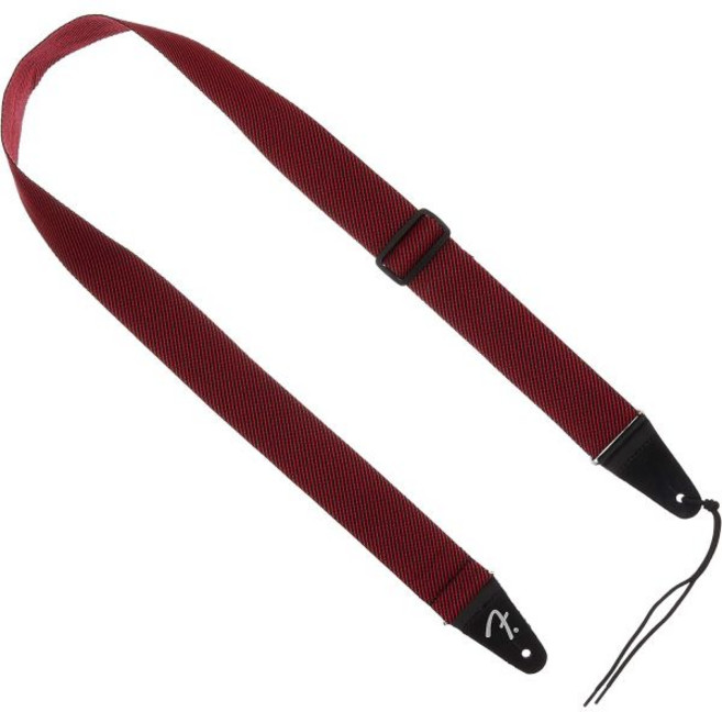 펜더 모던 트위드 기타 스트랩 2인치 그레이블랙, Red/Black, 1개