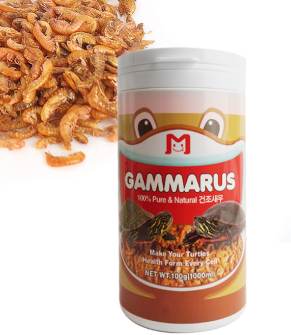 대용량 MIMI 감마루스 1000ml - 거북이밥 거북이사료, 1L, 1개