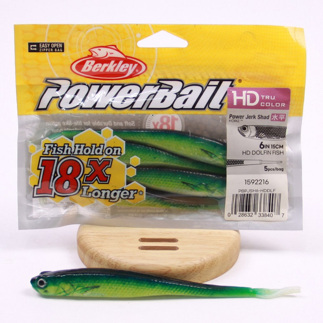 버클리 파워 저크쉐드 HD 6인치 수평 광어다운샷 대광어 웜, 1개, 13g, DLF 만세기