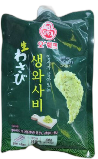 오뚜기 오쉐프 입자가 살아있는 생와사비 700g, 1개