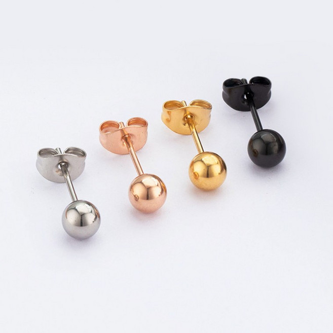 써지컬 귀걸이 써지컬스틸 볼귀걸이 남녀공용