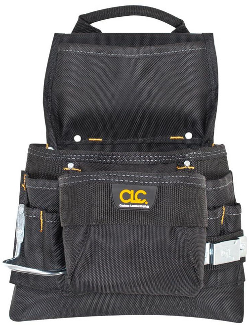 CLC Custom Leathercraft 5833 탄도 폴리 네일 및 공구 가방 포켓 9개, CLC Custom Leathercraft 5833 탄, 1개