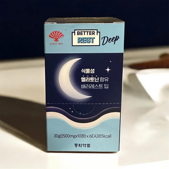 동화약품 흑하랑상추 식물성 멜라토닌 2mg 함유 배러레스트 딥, 10정, 3개 - 쿠팡