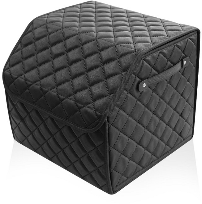 엑스핏 블랙에디션 트렁크정리함, 퀄팅 수납함 S 소형(34L)