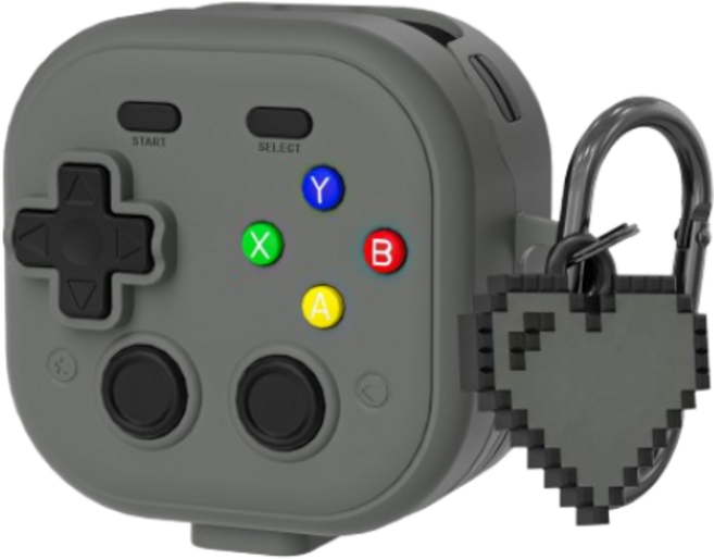 투에이비 오토락 게임기 분실방지 케이스, 1개, 그레이, 갤럭시 버즈4/버즈4 프로