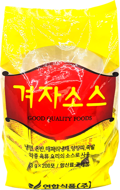 연합 겨자소스 600g [3g x 200T] X10봉 소포장겨자 배달용겨자 포장용겨자 미니겨자 일회용겨자, 3g, 1600개
