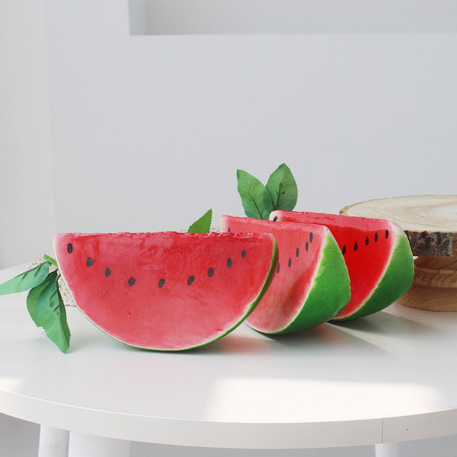 [왓위셀] 잎사귀 조각 수박 대형 1P