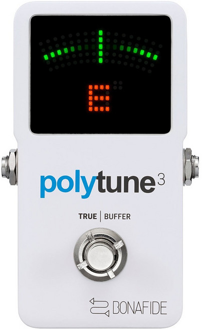 tc electronic Polytune 3 真實/緩衝 體大師調音器, 1個