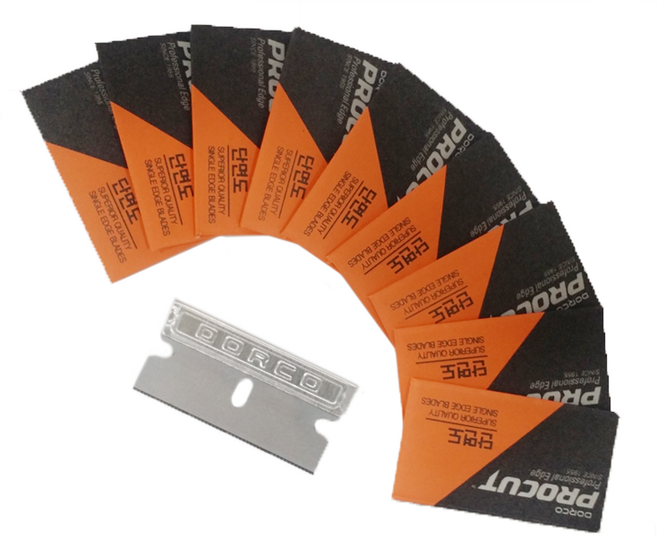 엣지줄눈- 도루코 단면도날 1개*10개, 10개