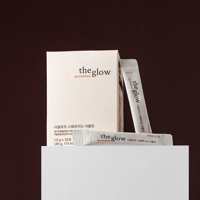 더글로우 스페르미딘 곡물맛, 1박스, 30회분