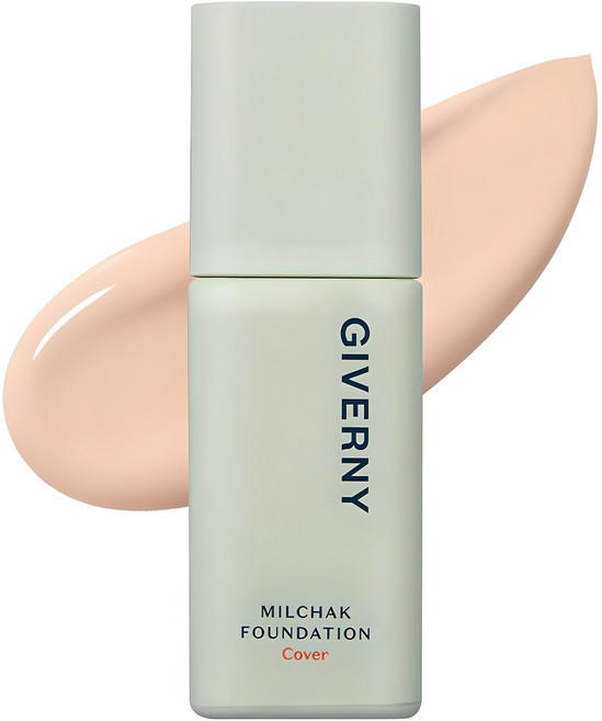 지베르니 밀착 커버 리퀴드 파운데이션 30ml, 1개, 17호포슬린