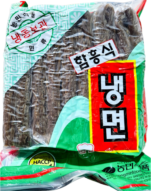 농민식품 함흥 냉면 냉동 2k식자재 업소용 식재료 식당용 대용량 단체 급식용, 1개, 2kg