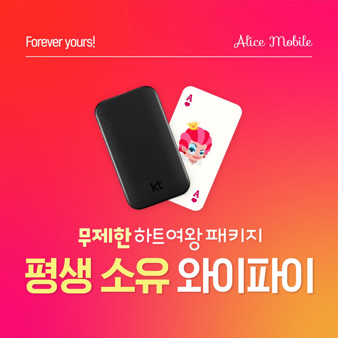 [연장전용] KT 포켓 와이파이 반납없이 LTE 완전무제한 데이터 휴대용와이파이, 기존 기기 연장, 1개월, 1개