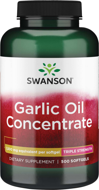 Swanson 斯旺森 大蒜油 1500mg 軟膠囊, 500入, 1個, 500ml