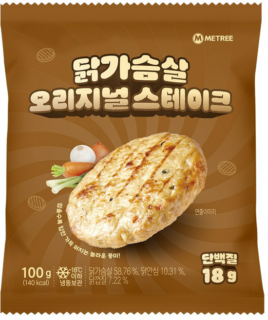 미트리 닭가슴살 스테이크 오리지널, 100g, 42개