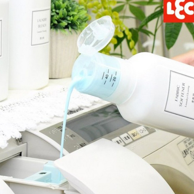 엘이씨 원터치 계량캡 세탁세제통1000ml [W00109] 스토어, 2개