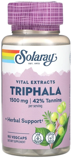 몸관리하세요 겨울입니다 Solaray 바이탈 추출물 트리팔라 베지 캡슐 90정 특별관리진행, Solaray바이탈추출물트리팔라베지캡슐90정, 1개 - 쿠팡