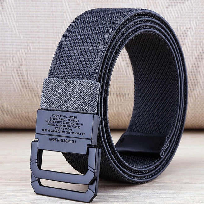 밀리터리 벨트 허리띠 남자 전술 군인 군용 등산 택티컬, 블랙버클-다크그레이