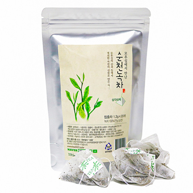 모후실 차 정성을 담은 티백차 여인애차 아침애차 하루애차 정원애차와 꽃차들, 10. 순천녹차20티백, 24g, 20개입