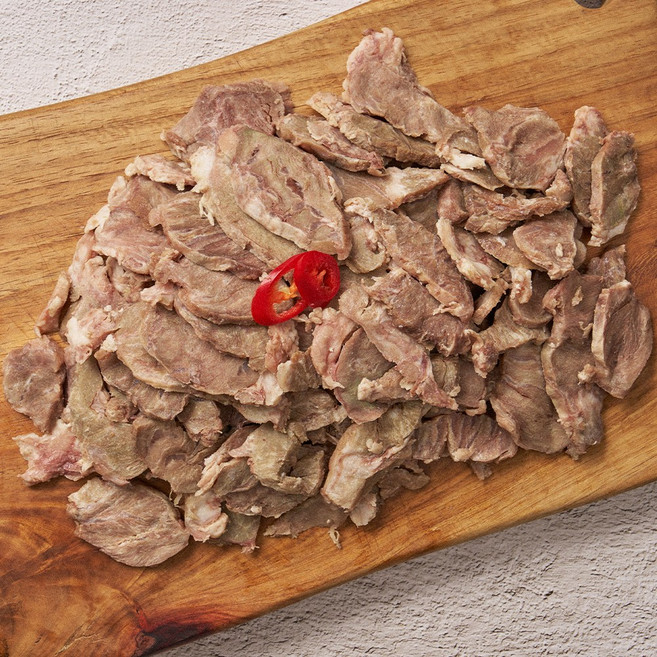 돼지뽈살슬라이스 2kg (완숙) 수육국밥 살코기국밥용 탕거리