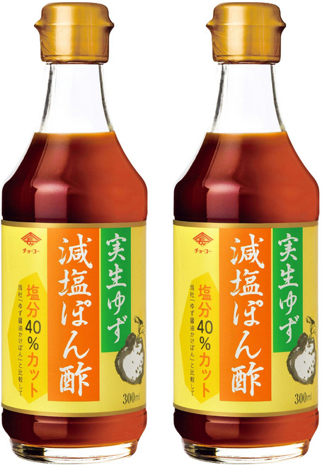 Choko 실생유자 저염 폰즈, 2개, 300ml