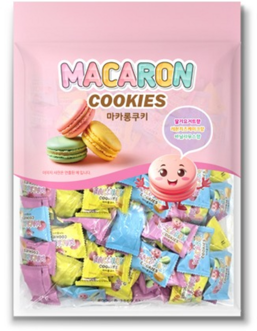 마카롱쿠키 800g 마카롱과자 마카롱 뚱카롱